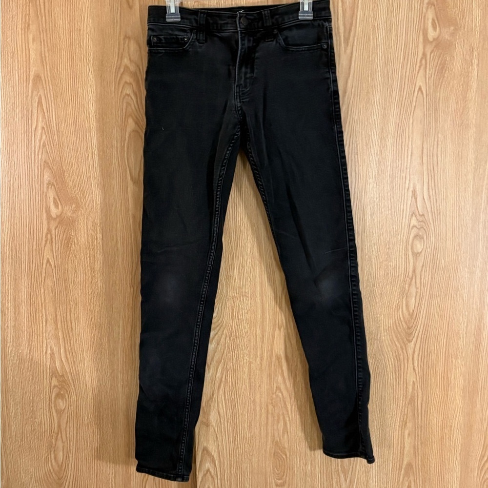 Hollister Women's Dark Black Skinny Jeans